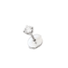 Earrings 1 Diamond chip earring 0,16 ct 58 Facettes AA 1583