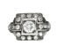 Bague 59 Bague Art Déco Diamants 58 Facettes 1-990/1