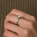Ring Solitaire Ring 0.60ct 58 Facettes