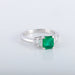 Ring Emerald Ring Diamonds 58 Facettes