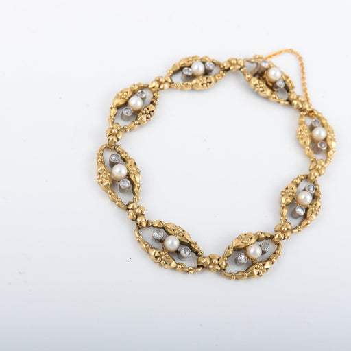 Bracelet Bracelet Perles fines et Diamants 58 Facettes