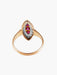 Ring Marquise Ring Yellow Gold Ruby Diamonds 58 Facettes