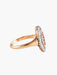 Ring Marquise Ring Yellow Gold Ruby Diamonds 58 Facettes