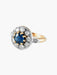 Ring Pompadour Ring Sapphire Diamonds 58 Facettes