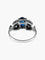 Bague 56 Bague Art Déco Saphir Diamants 58 Facettes