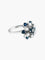 Bague Bague Or Blanc Saphirs Diamants 58 Facettes