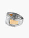 Ring Band Ring 2 Gold Diamonds 58 Facettes