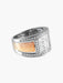 Ring Band Ring 2 Gold Diamonds 58 Facettes