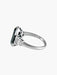 Ring 52.5 Art Deco Ring Platinum Sapphire Diamonds 58 Facettes