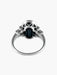 Ring 52.5 Art Deco Ring Platinum Sapphire Diamonds 58 Facettes