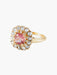 Ring 54 Old Yellow Gold Ring Pink Tourmaline 58 Facettes
