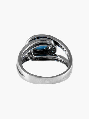 Bague Bague Tourbillon Saphir Diamants 58 Facettes