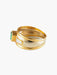 Ring Ring Bangle 2 Gold Emerald Diamonds 58 Facettes
