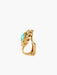 Earrings “Clips” Earrings Gold Diamonds Turquoise 58 Facettes