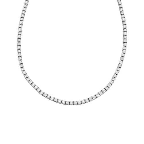 Collier Collier Rivière de diamants sertis sur or blanc 58 Facettes DV0551-1
