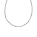 Necklace Rivière necklace of diamonds set in white gold 58 Facettes DV0551-1