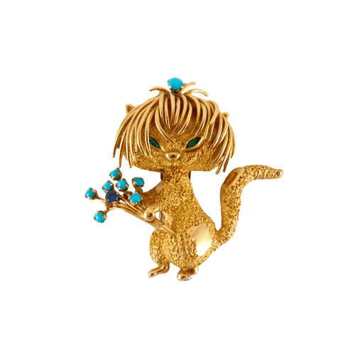 Broche Broche Chat 58 Facettes 2.173