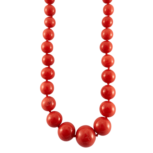 Collier Collier corail en Chute 58 Facettes