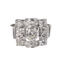 Bague 56 Bague ancienne en Platine et Diamants 58 Facettes 32222