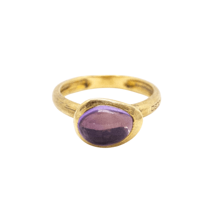 Bague 50 MARCO BICEGO - yellow gold ring with amethyst 58 Facettes D360360CS