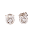 Boucles d'oreilles Boucles d'oreilles solitaires en or et diamants 58 Facettes E359587B
