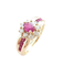 Bague Bague Fleur Rubis Diamants 58 Facettes AA 1619