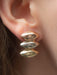 Earrings VINTAGE 3 ORS EARRINGS 58 Facettes 120026