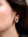 Citrine, Diamond Ear Clip Earrings 58 Facettes 520