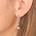 Diamond Sleeper Earrings 58 Facettes 1
