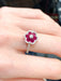 Bague Bague Fleur Rubis 58 Facettes