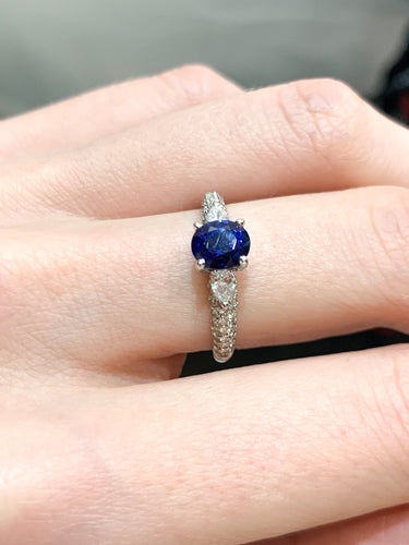 Bague Bague Saphir et Diamants 58 Facettes