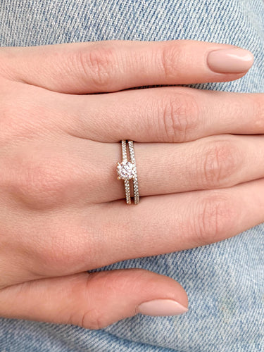 Bague 54 DUO ALLIANCES OR 58 Facettes SO305D