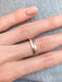 Ring Rose gold and white gold wedding ring 58 Facettes AL220