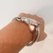 Bracelet HERMES Bracelet Silver 58 Facettes