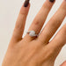 Diamond Tourbillon Ring in white gold 58 Facettes