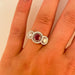 Ring Exceptional Ruby Ring 58 Facettes 1