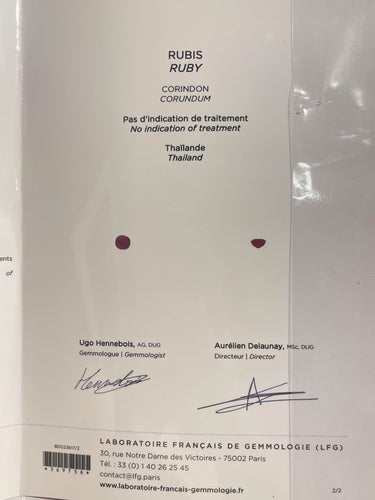 Bague Bague Rubis exceptionnel 58 Facettes 1