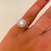 Bague 51 Bague Solitaire 1.22ct Blanc exceptionnel 58 Facettes 1