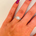 Ring Solitaire Diamond Ring 0.43ct Color D 58 Facettes 1