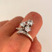Ring Solitaire Ring 3 diamonds 58 Facettes 1