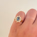 Ring 51.5 Daisy Ring Aquamarine Diamonds 58 Facettes 1