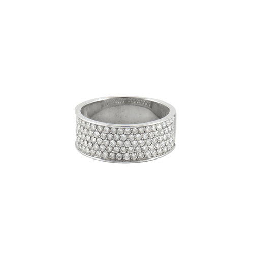 Bague Bague en or blanc & diamants 58 Facettes