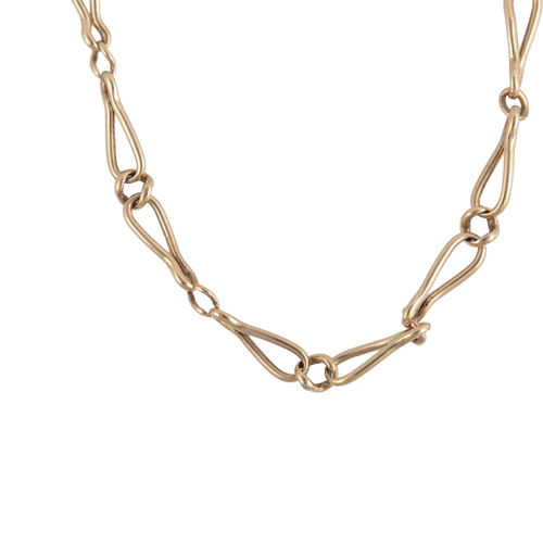Collier Chaîne de montre maille fantaisie 58 Facettes