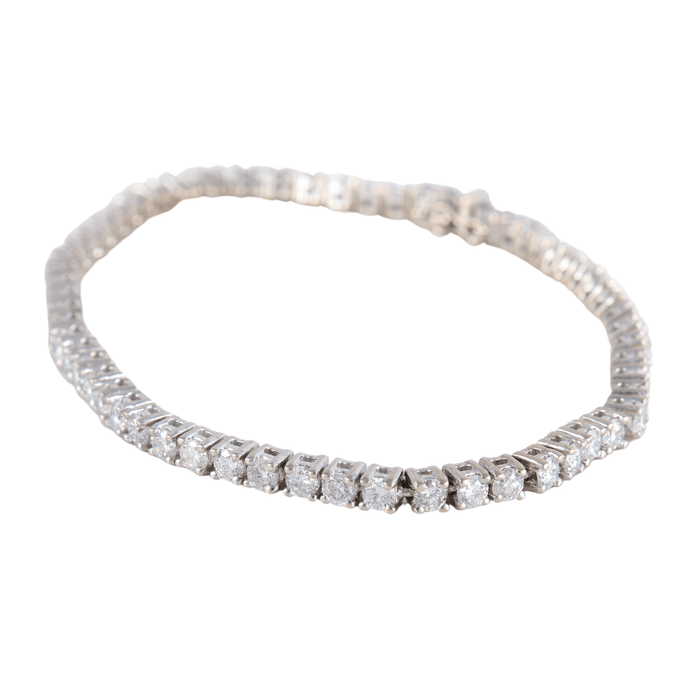 Bracelet Bracelet Rivière Or Blanc Diamants 4cts 58 Facettes 220406