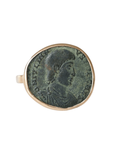 Bague Bague pièce romaine Constance Galle 58 Facettes