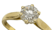 Bague 56 Bague Solitaire Diamant 1.10 ct 58 Facettes