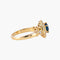 Bague 54 Bague Marguerite en or jaune 58 Facettes P5L1