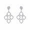 Boucles d'oreilles Boucles d'oreilles "arabesques" diamants 58 Facettes P1L3