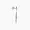 Boucles d'oreilles Boucles d'oreilles "arabesques" diamants 58 Facettes P1L3
