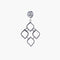Boucles d'oreilles Boucles d'oreilles "arabesques" diamants 58 Facettes P1L3